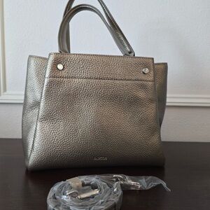 Metallic Silver Handbag